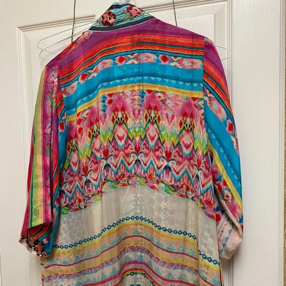 Johnny Was Maci Georgette Reversible Kimono NWOT - Picture 6 of 7